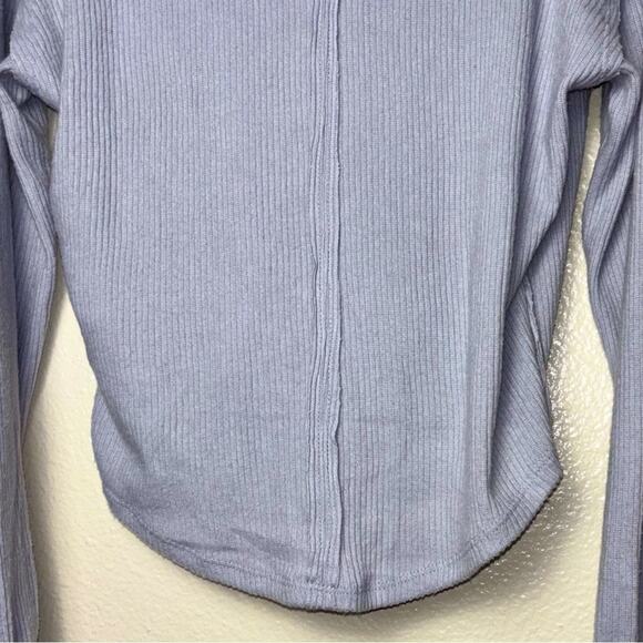 We the Free Hold Me Close Pullover sweater Women's Medium Sky Blue Purple - Picture 15 of 16